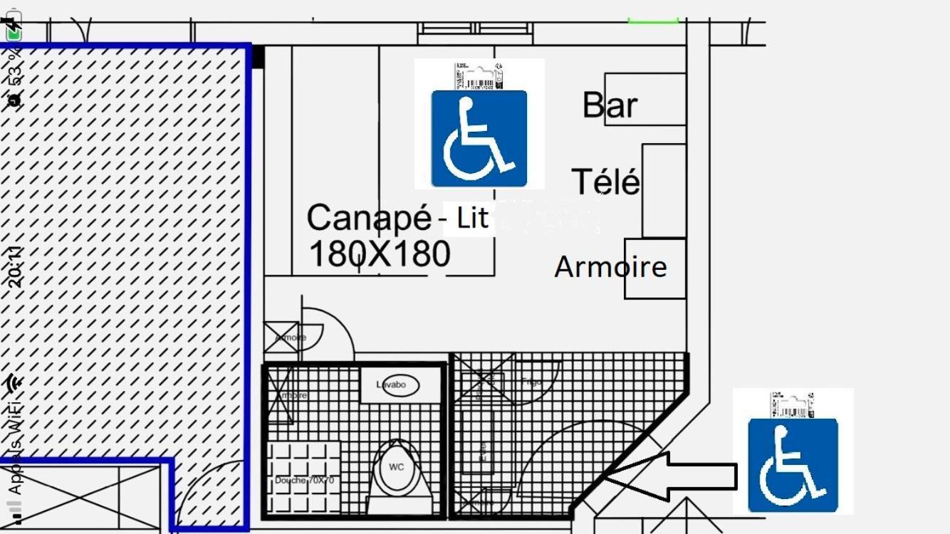 Studio "Maryline" Sejours Parisiens Abordables - Rez De Chaussee Sur Beau Patio Ombrage- Accessible Handcaps - Grand Canape-Lit Clic Clac 2 Places - Cuisine Equipee - Salle De Bains - 5 Minutes Du Metro Brochant Ligne 13,Bus 74 Et 31 Zewnętrze zdjęcie
